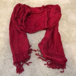 Red scarf